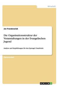 Die Organisationsstruktur der Veranstaltungen in der Evangelischen Jugend