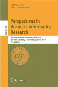 Perspectives in Business Informatics Research