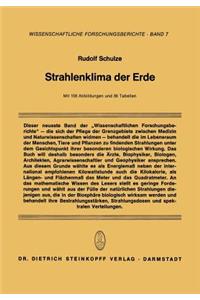 Strahlenklima Der Erde