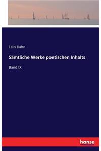 Sämtliche Werke poetischen Inhalts