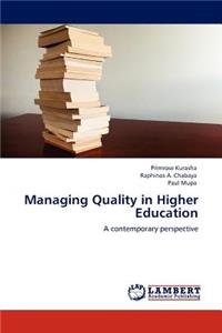 Managing Quality in Higher Education