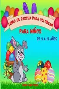 Libro de Pascua para Colorear para Niños de 3 a 12 años