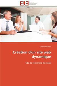 Création d'Un Site Web Dynamique