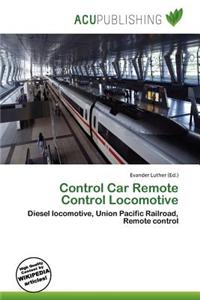 Control Car Remote Control Locomotive