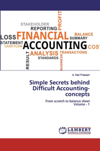 Simple Secrets behind Difficult Accounting-concepts