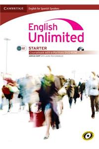 English Unlimited for Spanish Speakers Starter Coursebook with E-Portfolio