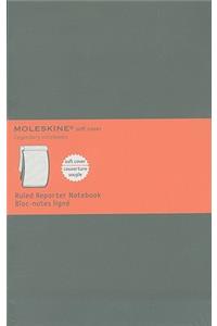 Moleskine Soft Cover Large Ruled Reporter Notebook