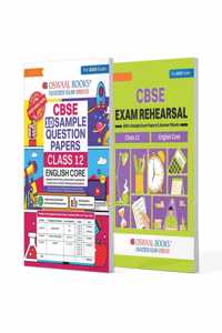 Oswaal CBSE Sample Question Papers & Exam Rehearsal Class 12 English (Set of 2 Books) For 2025 Board Exam