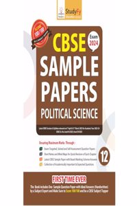 StudyFy CBSE Sample Papers Class 12 Political Science For 2024 Exam