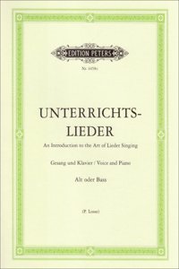 Unterrichtslieder - ausgabe fur tiefe stimme