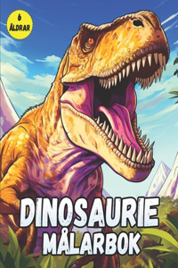 Dinosaurie Målarbok 6 Åldrar