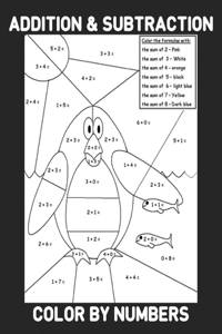 Addition & Subtraction Color By Numbers