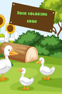 Duck Coloring Book: 40 Unique Design Coloring Pages for Kids