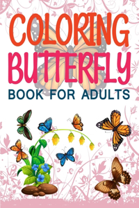 Coloring Butterfly Book For Adults