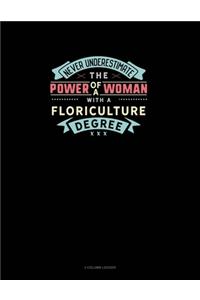 Never Underestimate The Power Of A Woman With A Floriculture Degree