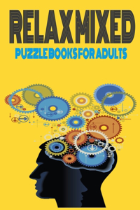 Relax mixed puzzle books for adults