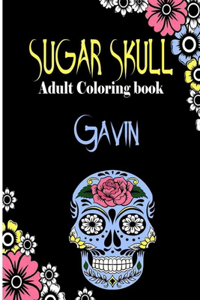 Gavin Sugar Skull, Adult Coloring Book