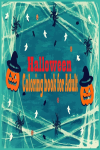 Halloween coloring Book For Adult