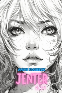 Anime fargebok JENTER VOLUM 1