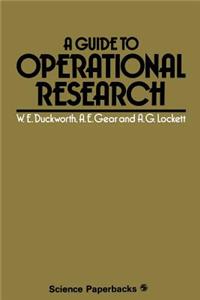 Guide to Operational Research
