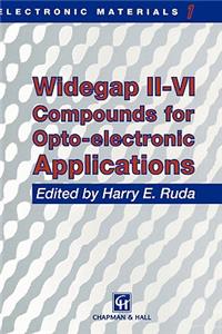 Widegap II-VI Compounds for Opto-Electronic Applications