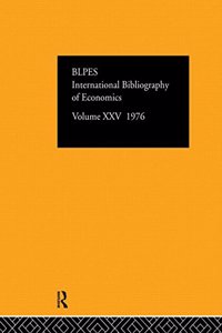 Ibss: Economics: 1976 Volume 25