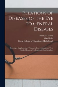 Relations of Diseases of the Eye to General Diseases