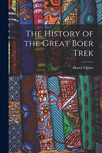 History of the Great Boer Trek