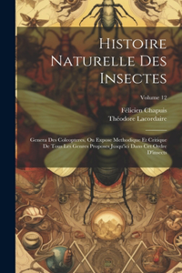 Histoire Naturelle Des Insectes