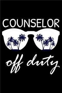 Counselor Off Duty