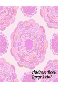 Address Book Large Print