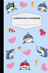 Shark Composition Notebook