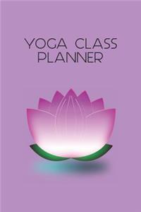 Yoga Class Planner