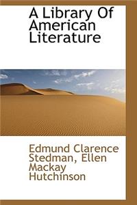 A Library of American Literature