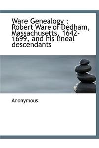 Ware Genealogy