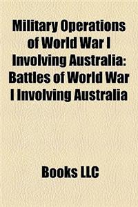 Military Operations of World War I Involving Australia