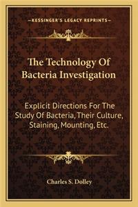 Technology of Bacteria Investigation