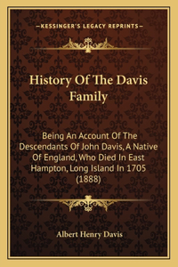 History Of The Davis Family