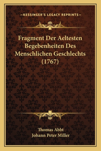 Fragment Der Aeltesten Begebenheiten Des Menschlichen Geschlechts (1767)