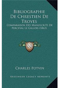 Bibliographie De Chrestien De Troyes