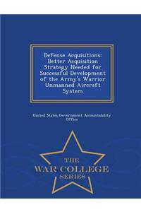 Defense Acquisitions