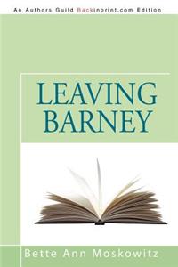 Leaving Barney