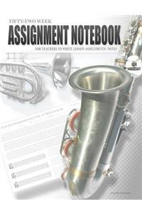 52 Week Assignment Notebook