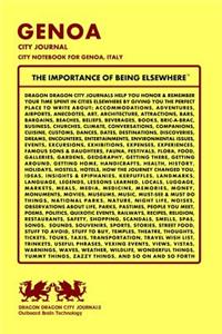 Genoa City Journal, City Notebook for Genoa, Italy