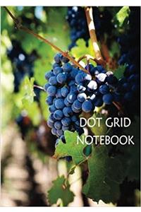 Dot Grid Notebook Grape: 110 Dot Grid Pages