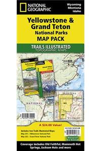 Yellowstone and Grand Teton National Parks [Map Pack Bundle]