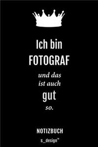Notizbuch für Fotografen / Fotograf / Fotografin