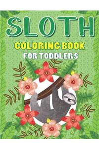 Sloth Coloring Book for Toddlers