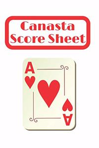 Canasta Score Sheets
