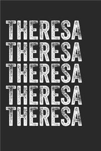 Name THERESA Journal Customized Gift For THERESA A beautiful personalized